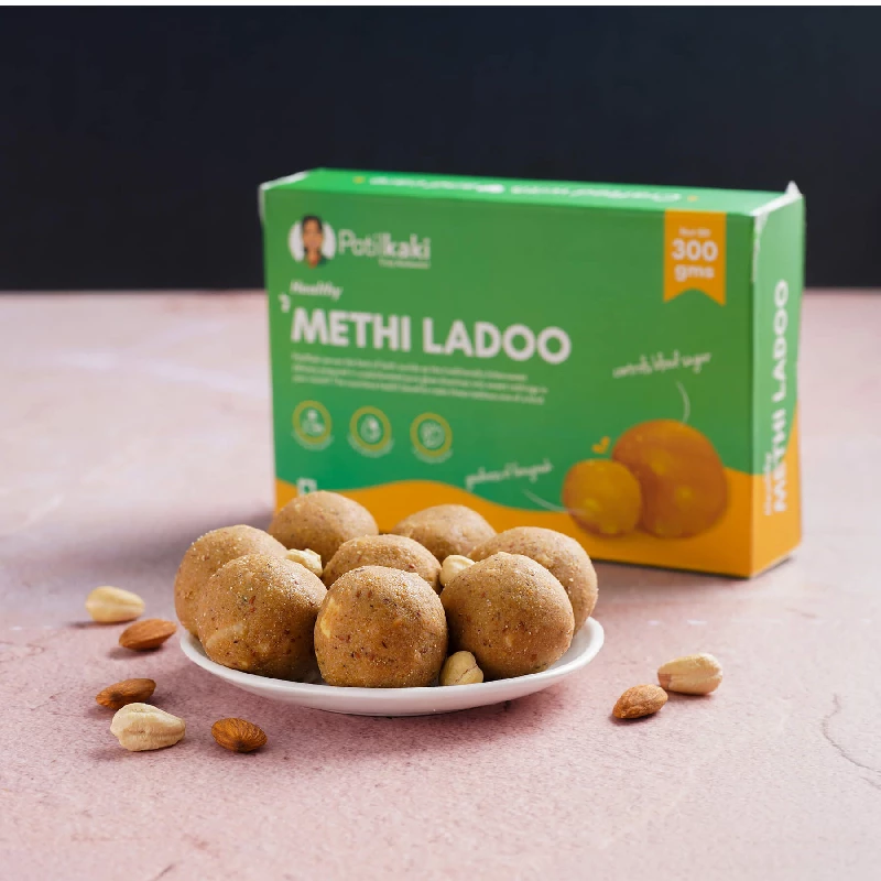 Patil Kaki (Methi Ladoo (Pure Ghee), 300 g-3.webp